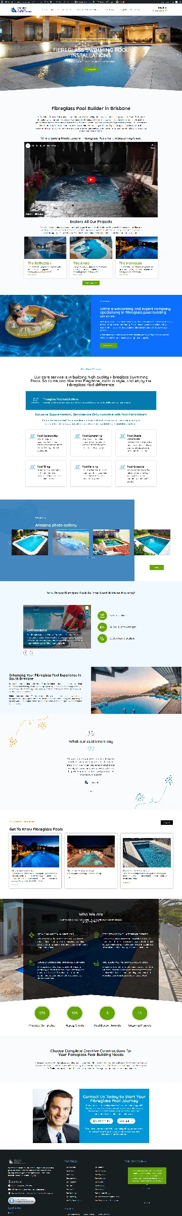 Website layout preview 03 in the Ael Techie Workz portfolio